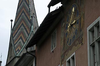 Façade et clocher traditionnels - Baden - © Norbert Pousseur